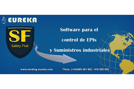 foto Eureka Vending ha creado el software SF para el control de suministros industriales en máquinas expendedoras.